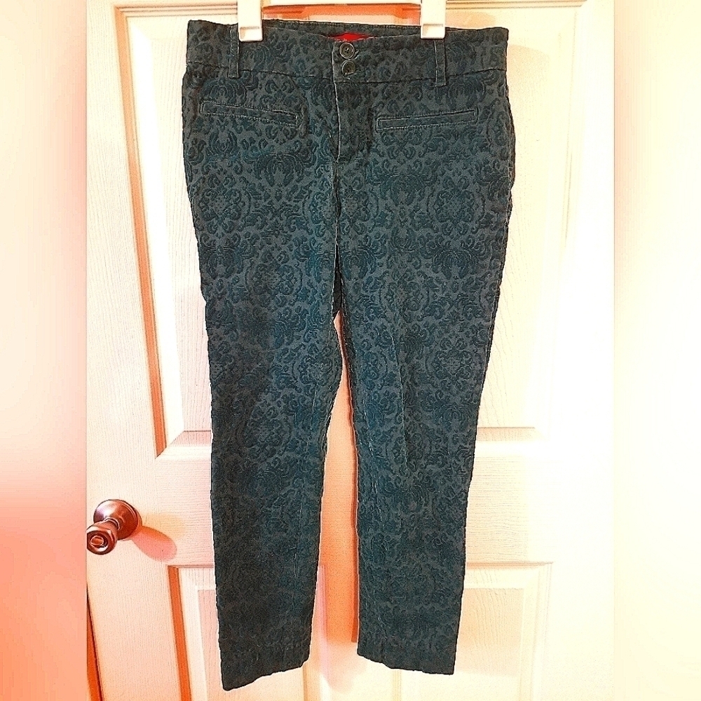 Cartonnier Velvet Charlie Ankle Pants rn 66170 ca 32054